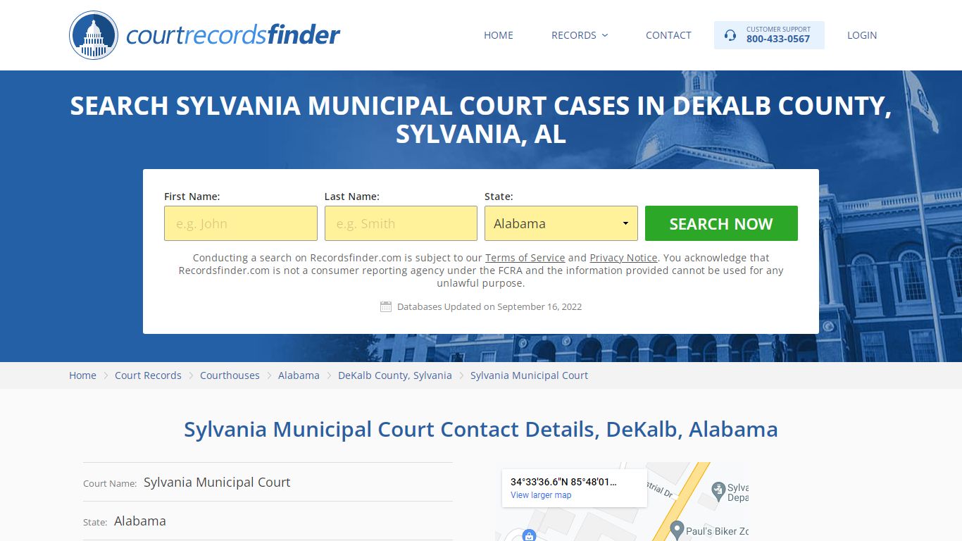 Sylvania Municipal Court Case Search - RecordsFinder